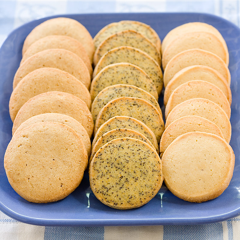 Orange-Poppy Seed Slice-and-Bake Cookies